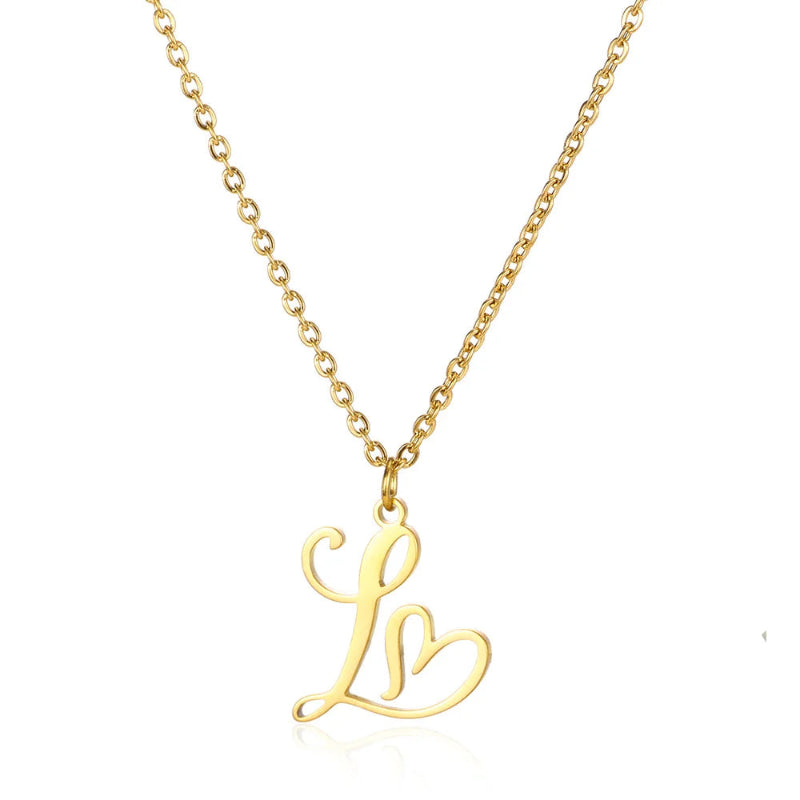 With Love Initial Necklace
