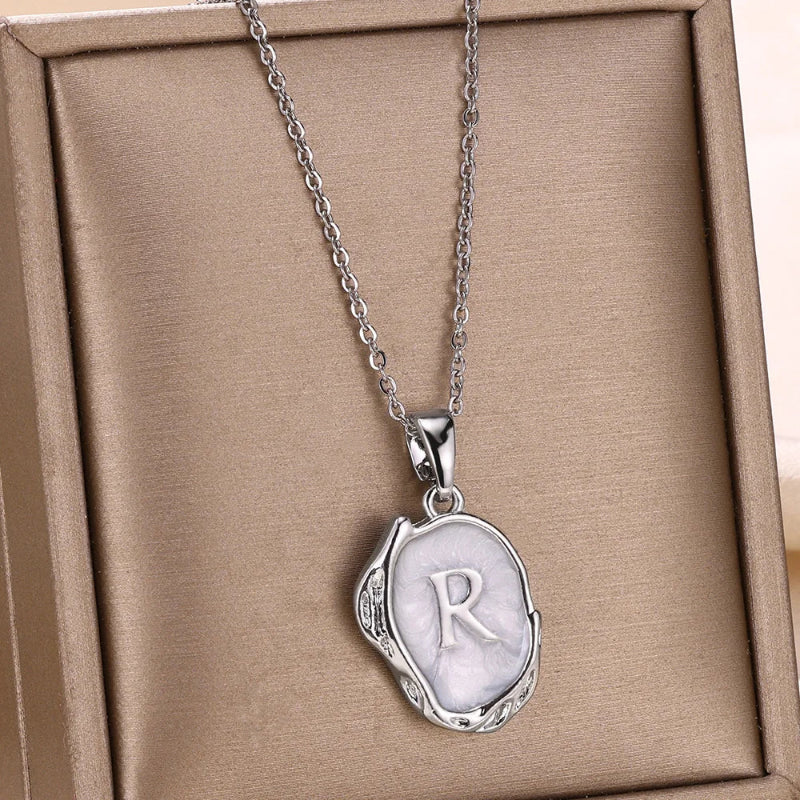 Aesthetic Initial Necklace