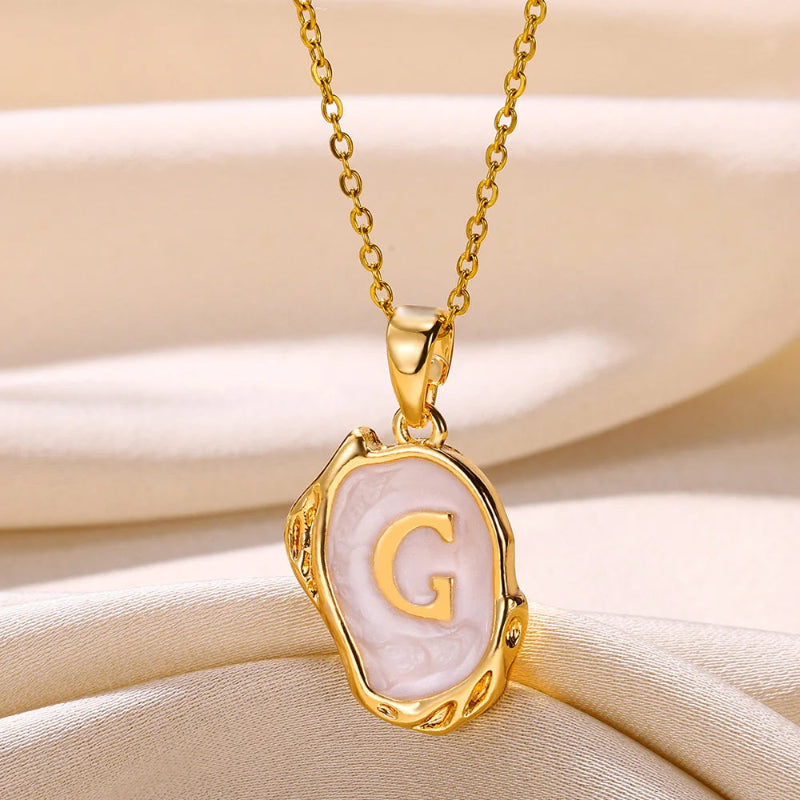 Aesthetic Initial Necklace