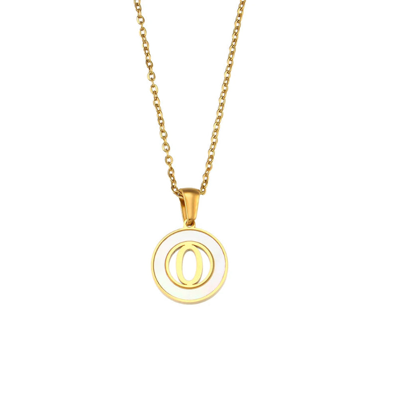 Spellbound Shell Initial Necklace
