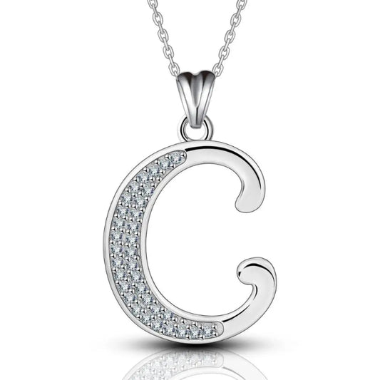 Glamorous Initial C Necklace