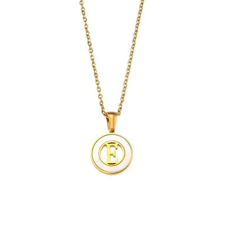 Spellbound Shell Initial Necklace