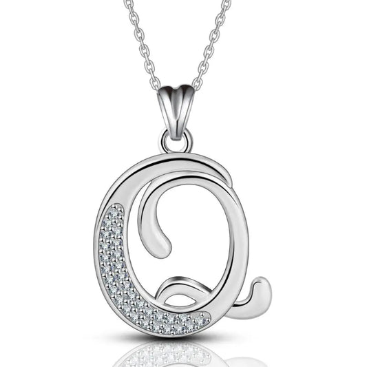 Glamorous Initial Q Necklace