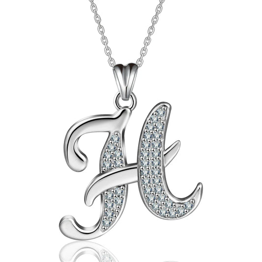 Glamorous Initial H Necklace