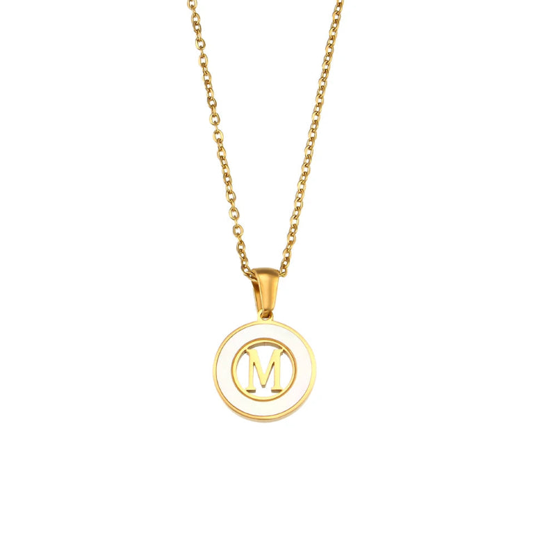 Spellbound Shell Initial Necklace