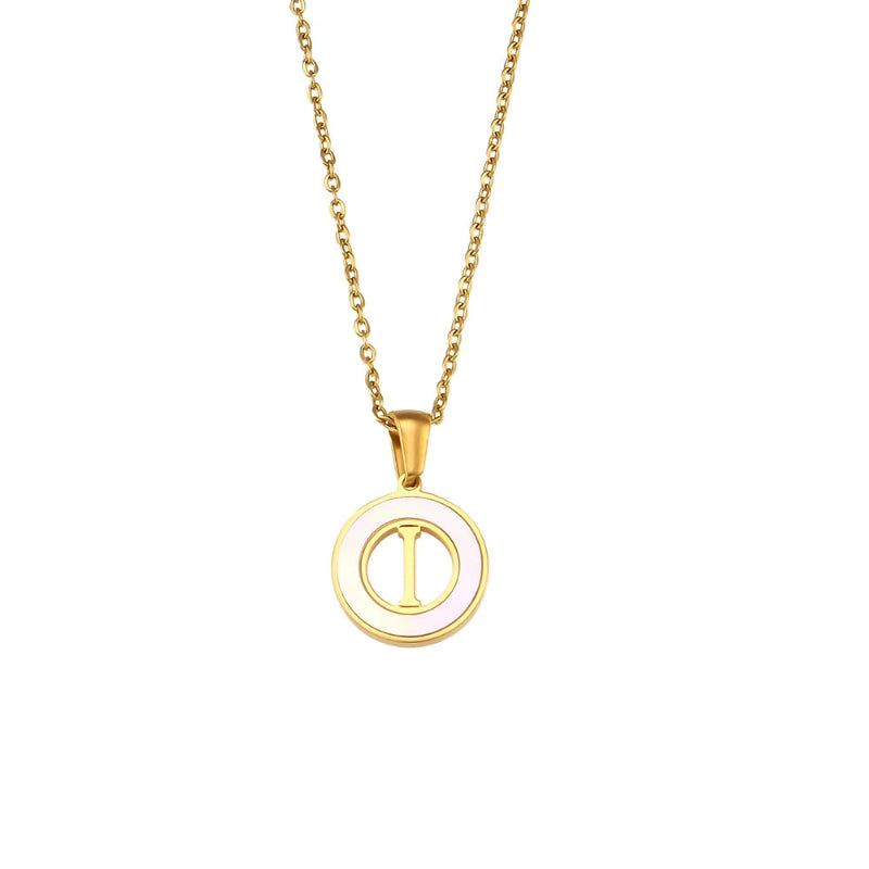 Spellbound Shell Initial Necklace
