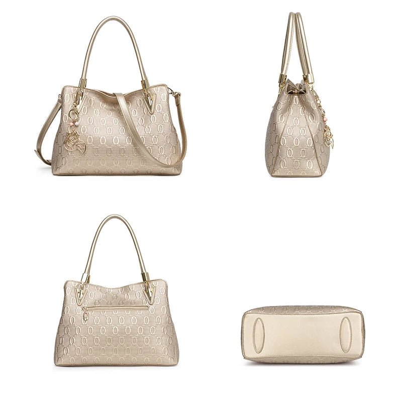 Women Leather Shoulder Bag Large Capacity