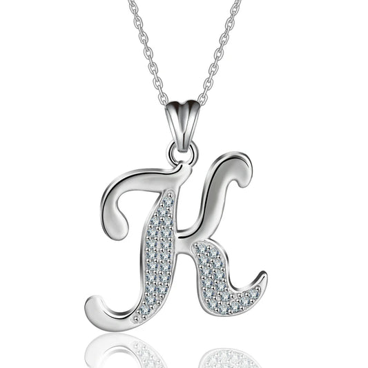 Glamorous Initial K Necklace