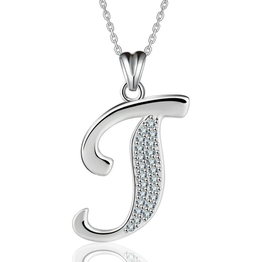 Glamorous Initial T Necklace