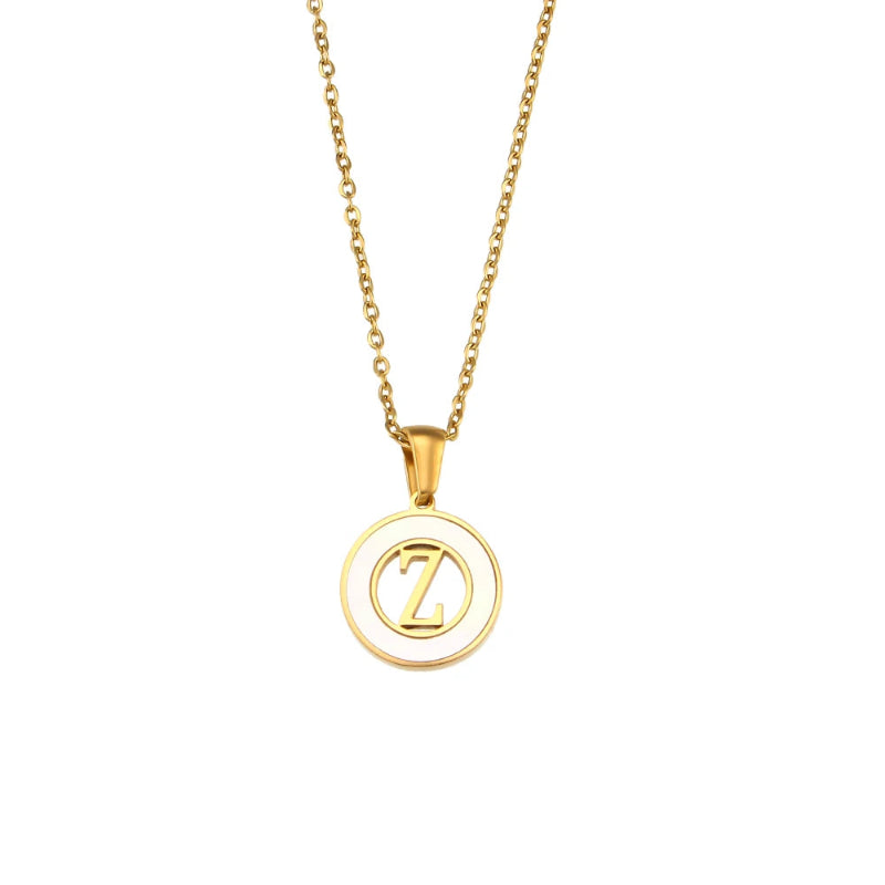 Spellbound Shell Initial Necklace