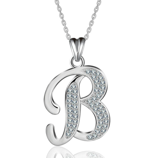 Glamorous Initial B Necklace
