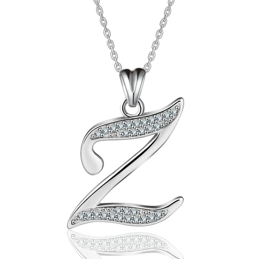 Glamorous Initial Z Necklace