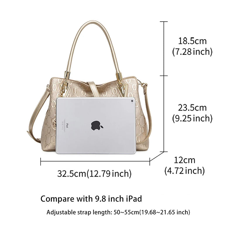 Women Leather Shoulder Bag Large Capacity