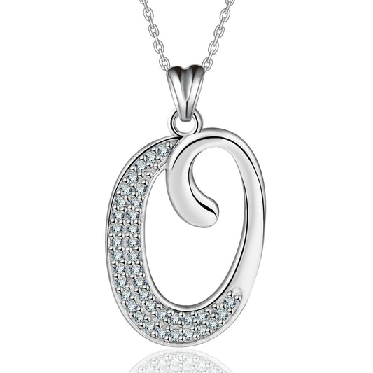 Glamorous Initial O Necklace