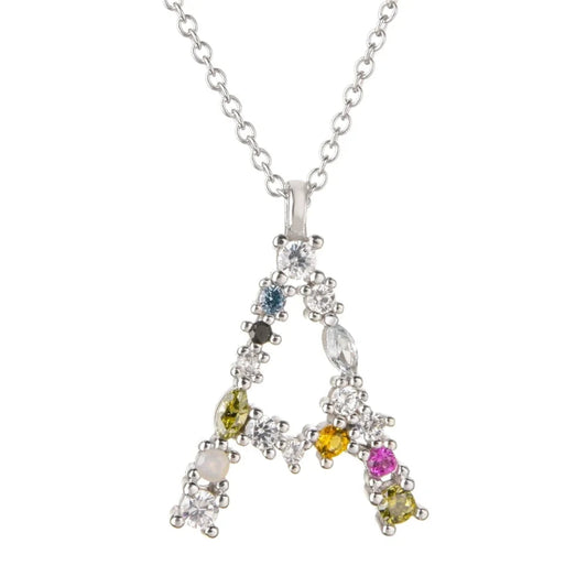 Colorful Initial Necklace