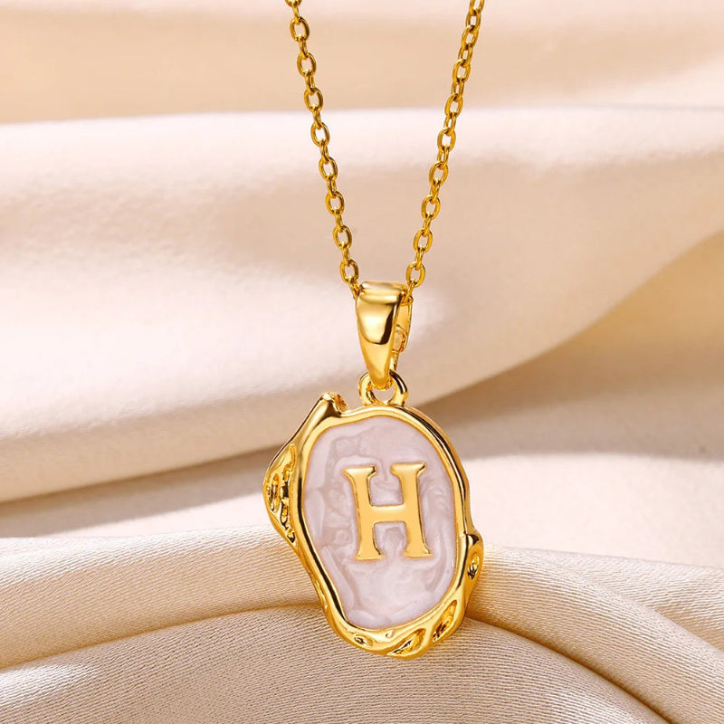 Aesthetic Initial Necklace