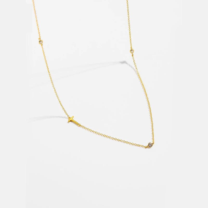 Effortless Chic Initial Necklace