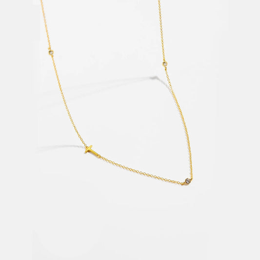 Effortless Chic Initial T Necklace