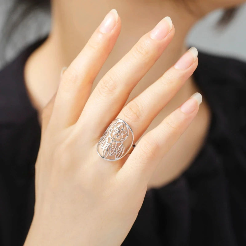 Spiritual Dream Catcher Ring