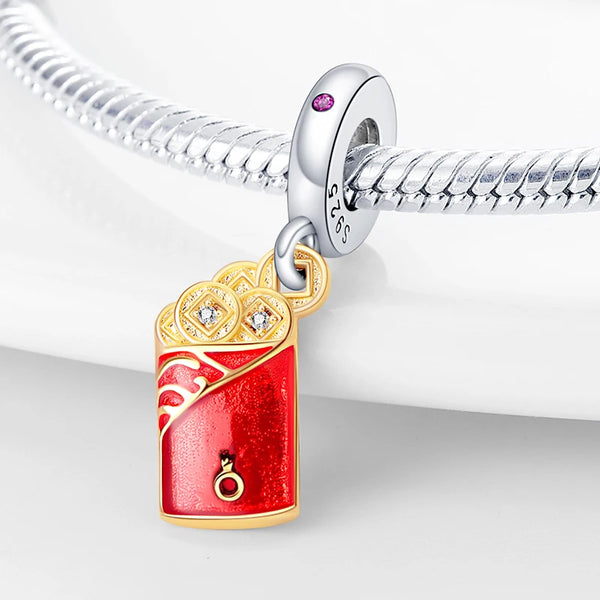 Red Envelope Dangle Charm