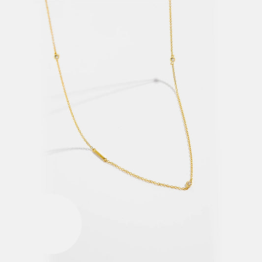Effortless Chic Initial I Necklace