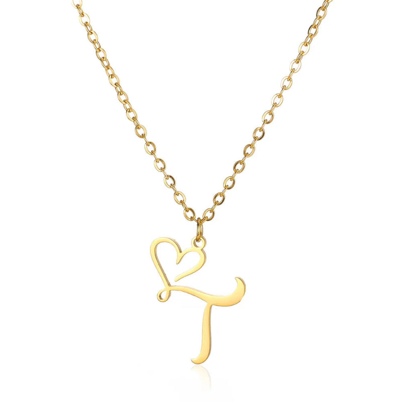 With Love Initial Necklace