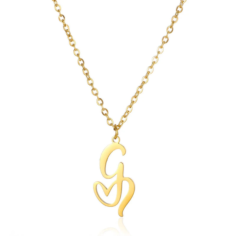 With Love Initial Necklace