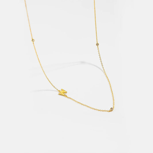 Effortless Chic Initial W Necklace