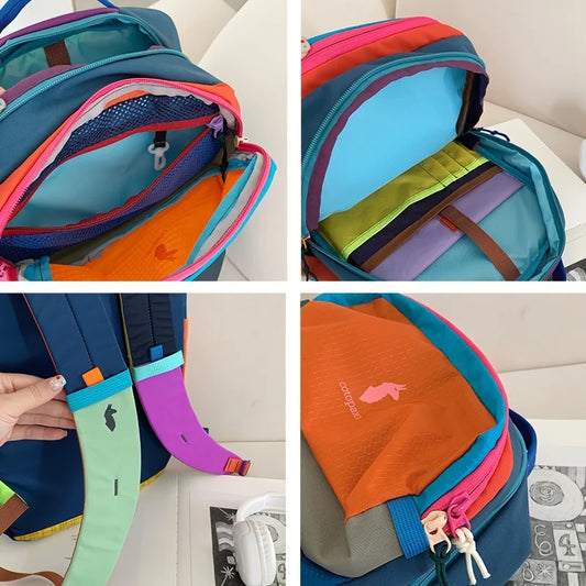 Multi-Color Backpack Unisex Lightweight Casual Sports Outdoor Hiking Traveling Commuting