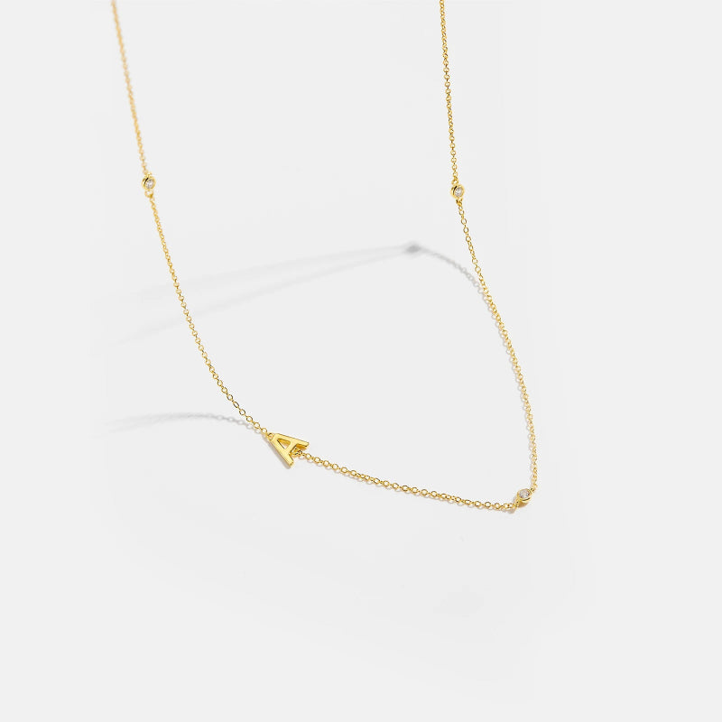 Effortless Chic Initial Necklace