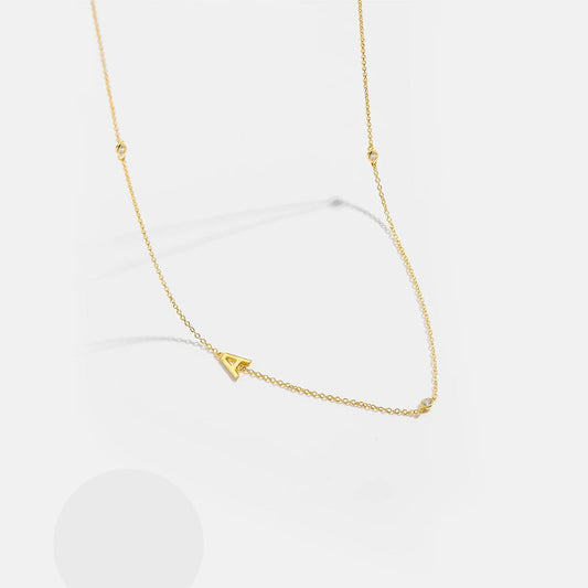 Effortless Chic Initial A Necklace