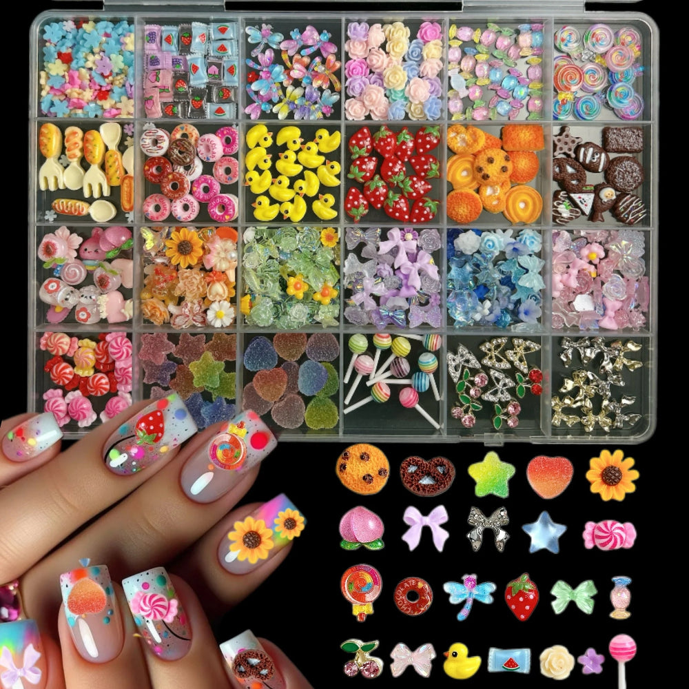 Simulated Nail Art Decorations