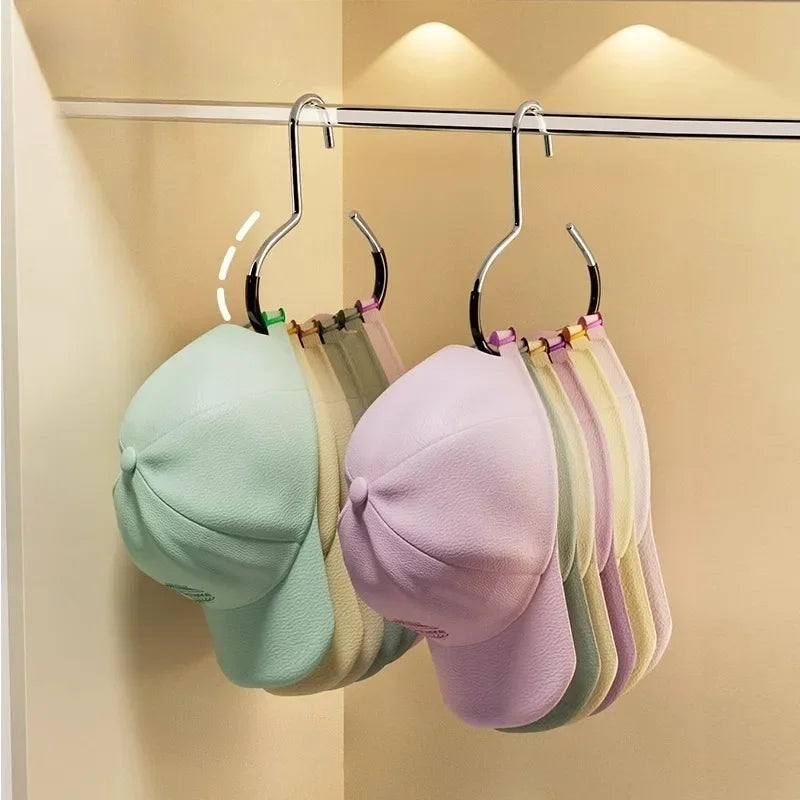 Circle Ring Hat Hanger Hook – Non-Slip Closet Organizer for Hats, Scarves & Accessories (2-Pack)