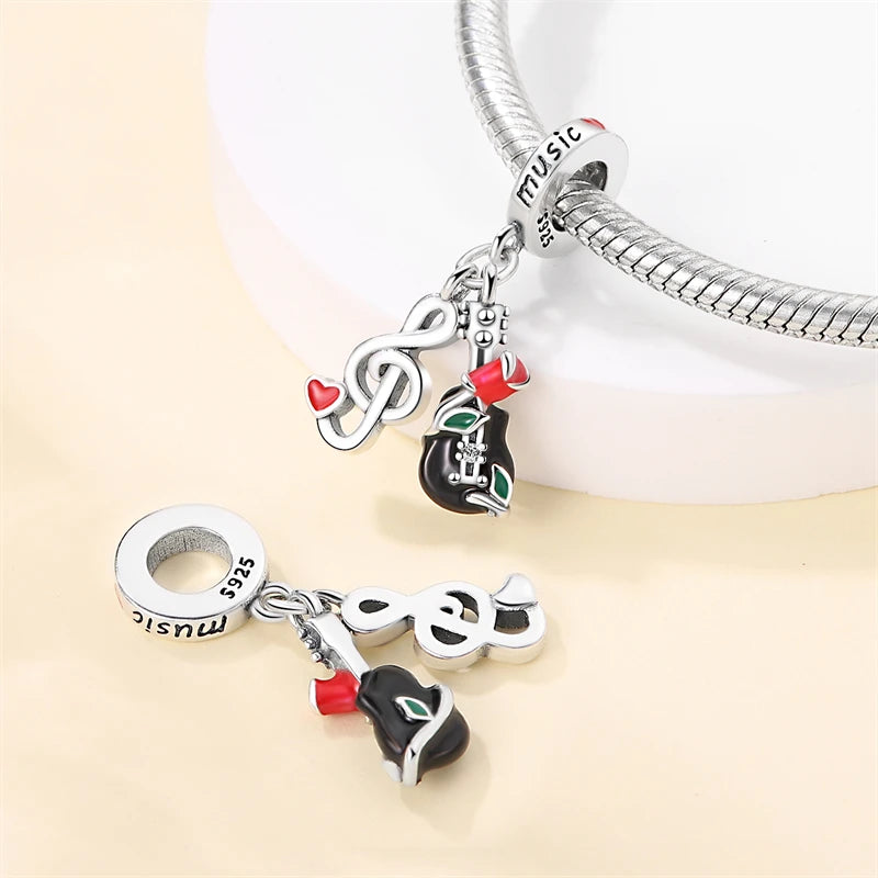 Clef Guitar Dangle Charm