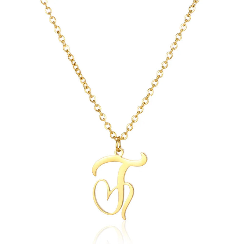 With Love Initial Necklace
