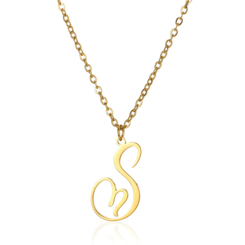 With Love Initial Necklace