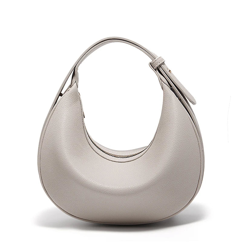 Women Minimal Half-Moon Shape Shoulder & Crossbody Bag