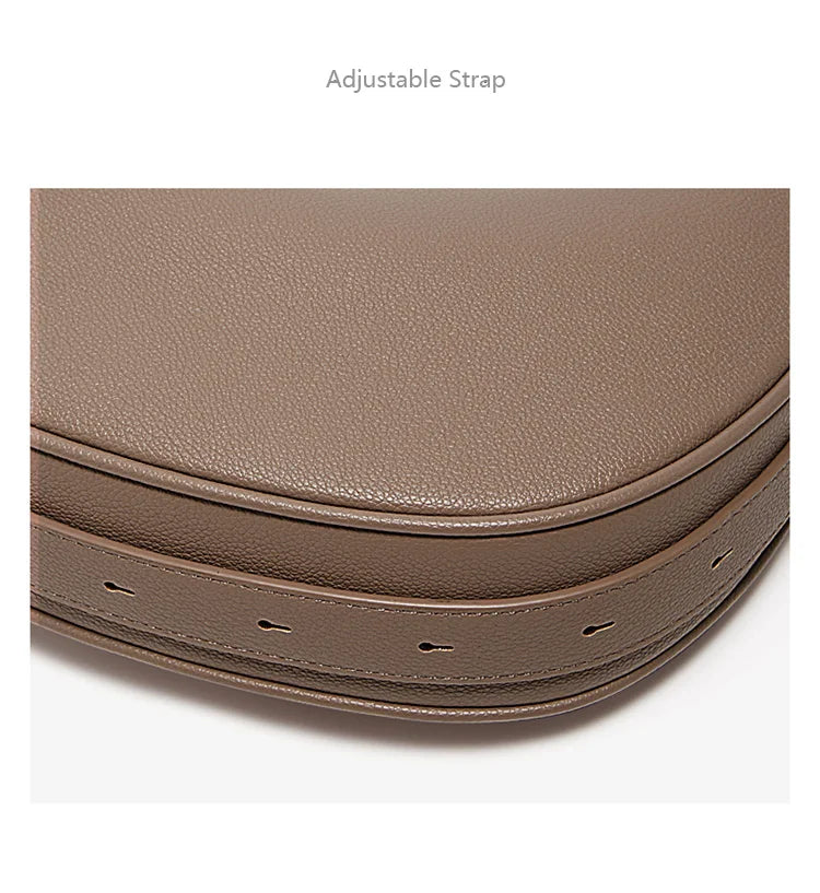 Women Minimal Half-Moon Shape Shoulder & Crossbody Bag