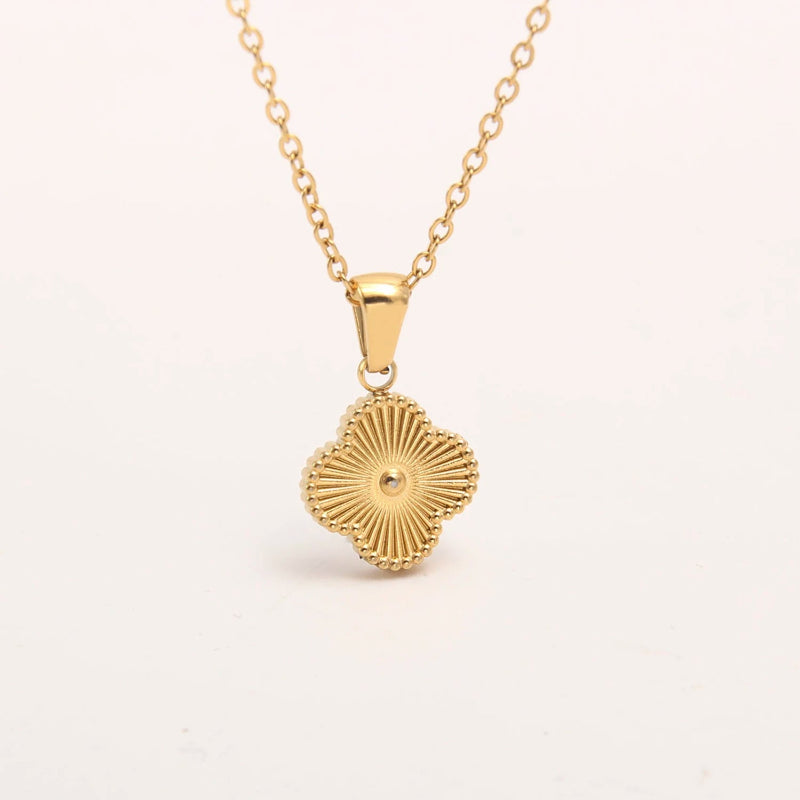 Clover Initial Necklace