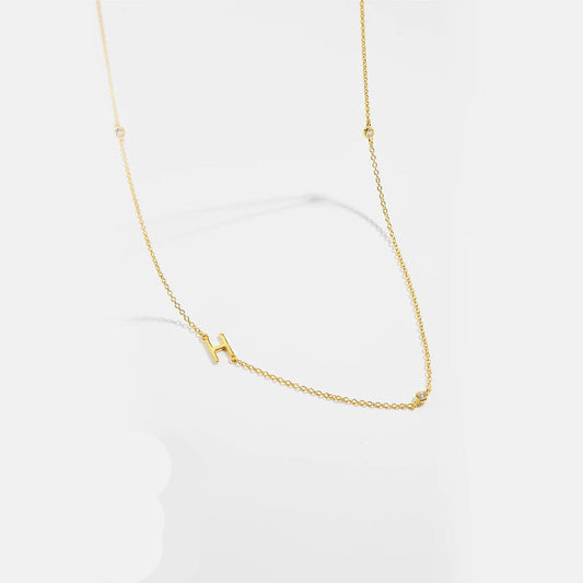Effortless Chic Initial H Necklace