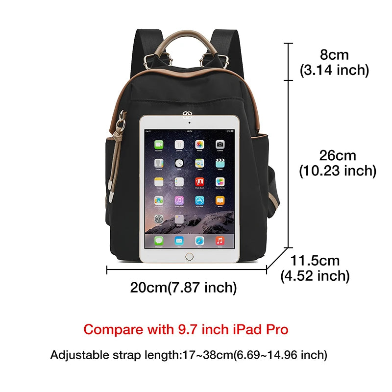 Women Large Capacity Commuter Travel Bag Backpack