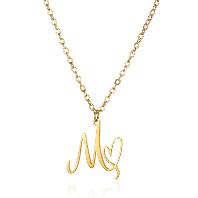 With Love Initial Necklace