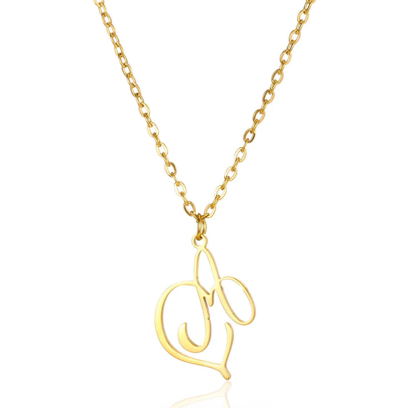 With Love Initial Necklace