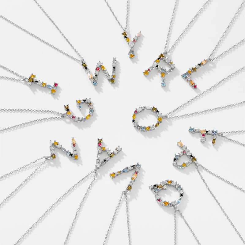 Timeless Initial Alphabet Necklace