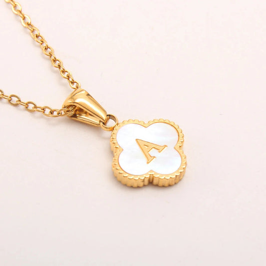 Clover Initial Necklace