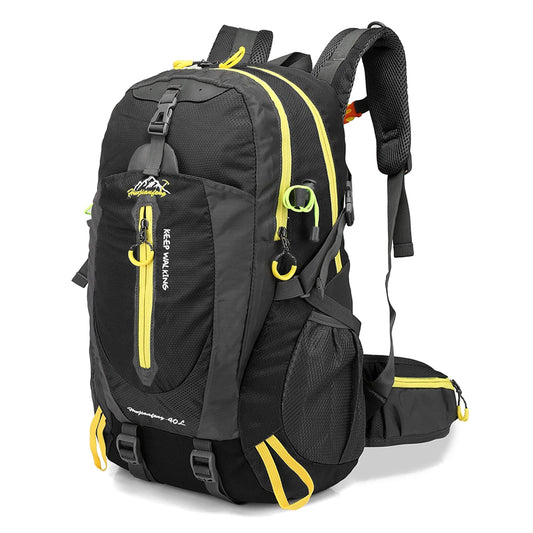 40L Water Resistant Travel Backpack Camping Hiking Laptop Daypack Trekking Climbing For Men Women Hiking Supplies