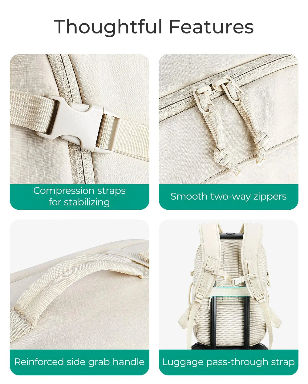30L Travel Backpack For Men Women