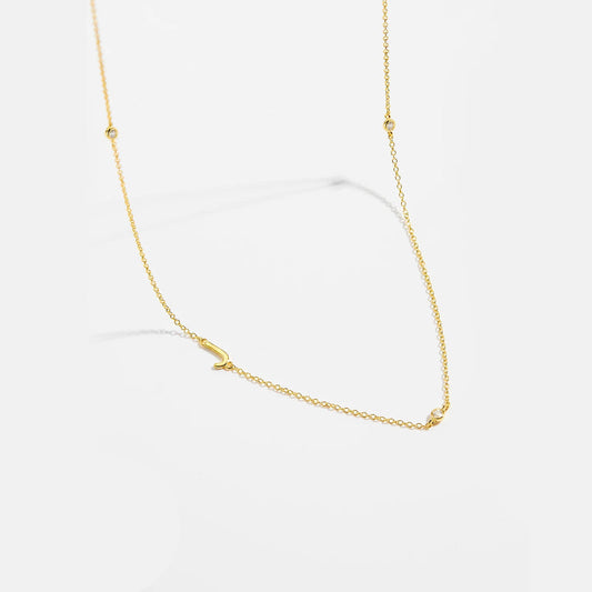 Effortless Chic Initial J Necklace