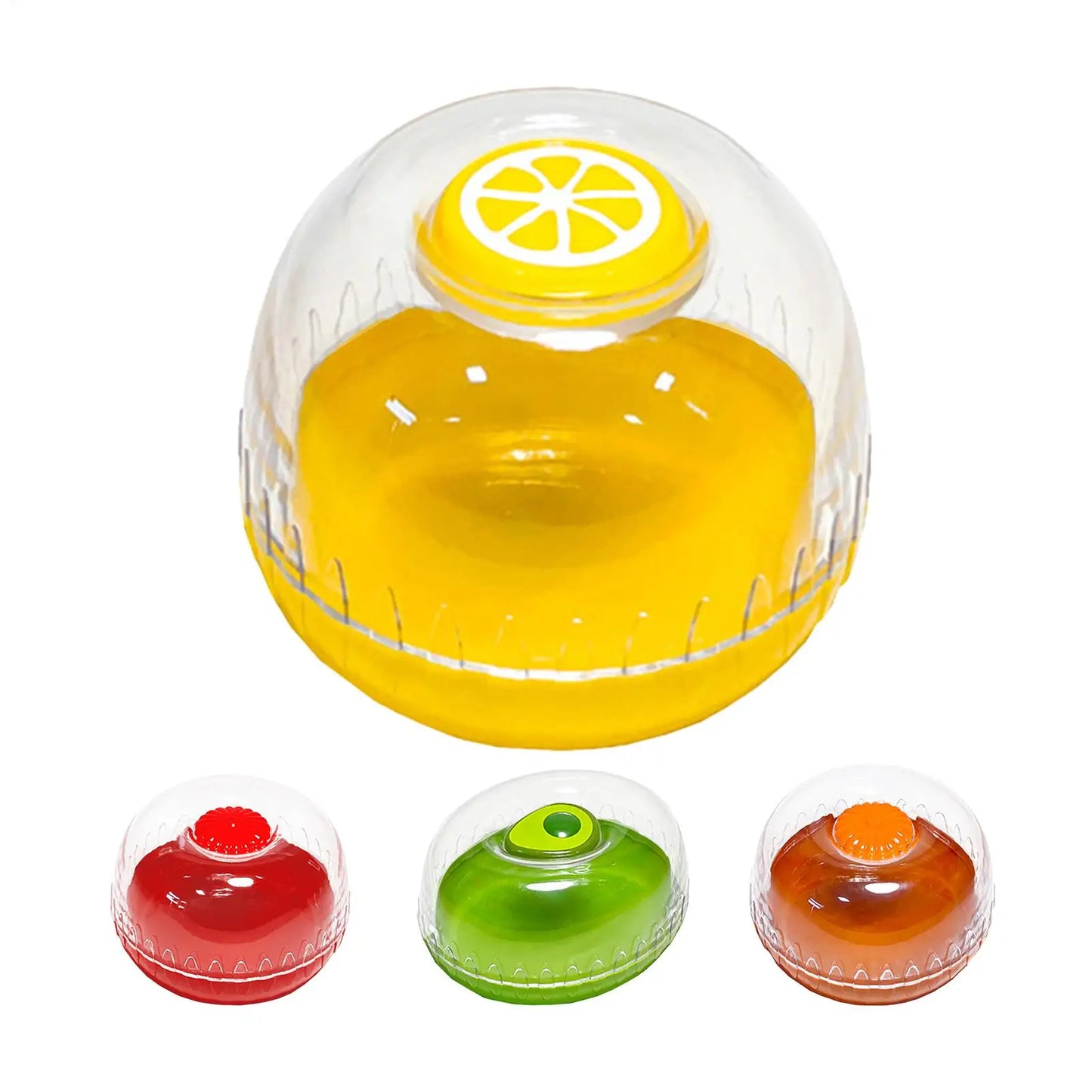 Airtight Fruit & Vegetable Keeper – Dome Storage Container for Avocado, Lemon, Onion & Tomato