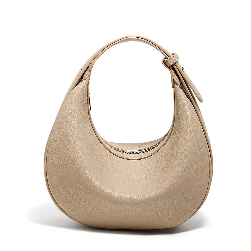 Women Minimal Half-Moon Shape Shoulder & Crossbody Bag